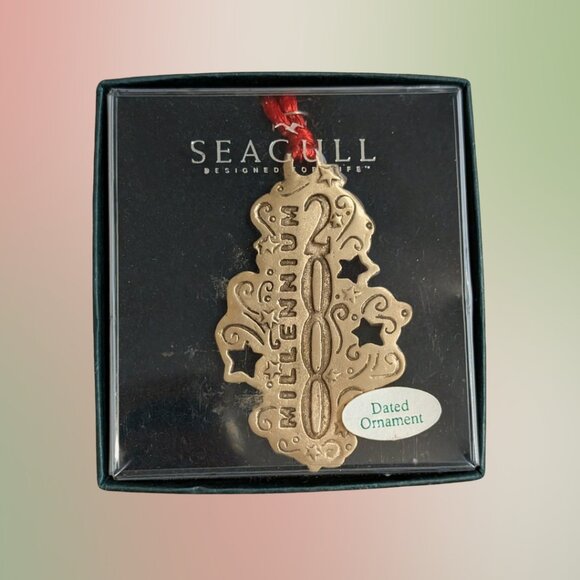 2000 Seagull Pewter Millennium Ornament (Boxed) - Picture 1 of 1